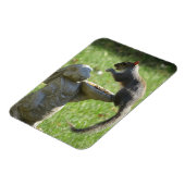 Hongaarse eekhoorn en Bunny Statue Magnet Magneet (Linkerzijde)