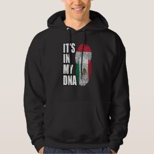 Hongaarse en Mexicaanse Mix DNA Vlag Erfgoed Hoodie