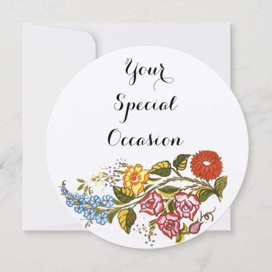 Hongaarse Floral nr. 2 Kaart (Voorkant)