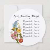 Hongaarse Floral nr. 2 Kaart (Achterkant)