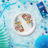 Hongaarse Floral Papieren Bordje (Feest)