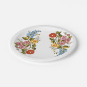 Hongaarse Floral Papieren Bordje (Gekanteld)