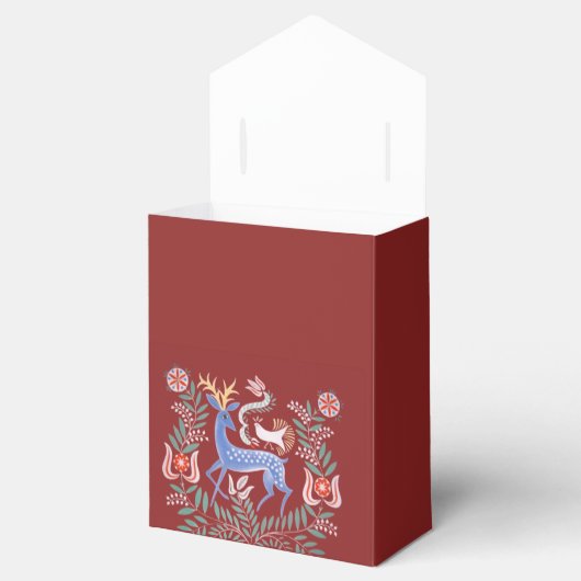 Hongaarse Folast Tent Box Bedankdoosjes (Geopend)