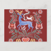 Hongaarse Folk Art Briefkaart (Voorkant)