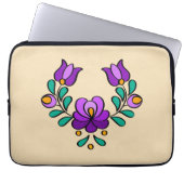 Hongaarse folk borduurpatroon, "Matyo" Laptop Sleeve (Voorkant)