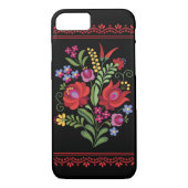 Hongaarse Folk Design Red Peppers Case-Mate iPhone Case (Achterkant)