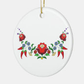 Hongaarse folkkunst gepersonaliseerd keramisch ornament (Links)