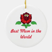 Hongaarse folkkunst gepersonaliseerd keramisch ornament (Achterkant)