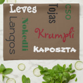 Hongaarse Foods Brown Theedoek (Gevouwen)