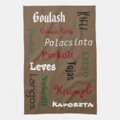 Hongaarse Foods Brown Theedoek (Verticaal)