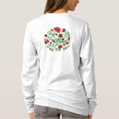 Hongaarse Freehand Matyo Floral Folk T-shirt (Achterkant)
