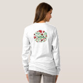 Hongaarse Freehand Matyo Floral Folk T-shirt (Achterkant volledig)