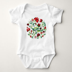 Hongaarse Freehand Matyo Folk Art Romper