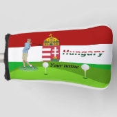 Hongaarse golfer golfheadcover (Voorkant)