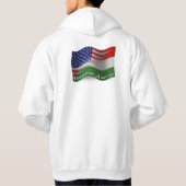 Hongaarse Golfvlag Hoodie (Achterkant)