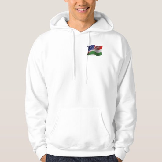 Hongaarse Golfvlag Hoodie (Voorkant)