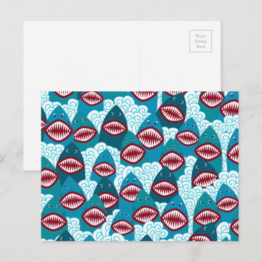 Hongaarse haaien briefkaart (Voorkant / Achterkant)