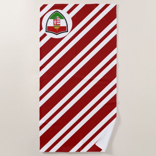 Hongaarse handdoek van de vlaggen-wapenmantel (Voorkant)