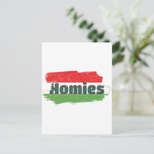 Hongaarse homo's briefkaart (Staand voorkant)