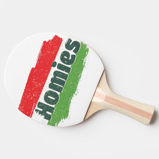 Hongaarse homo's tafeltennisbatje (Zijkant)