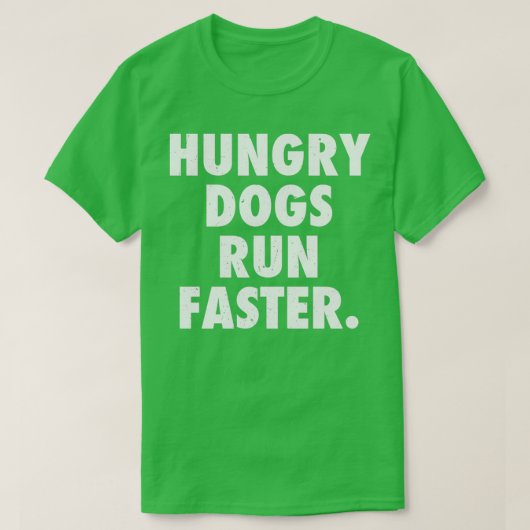 Hongaarse honden werken sneller t-shirt (Design voorkant)