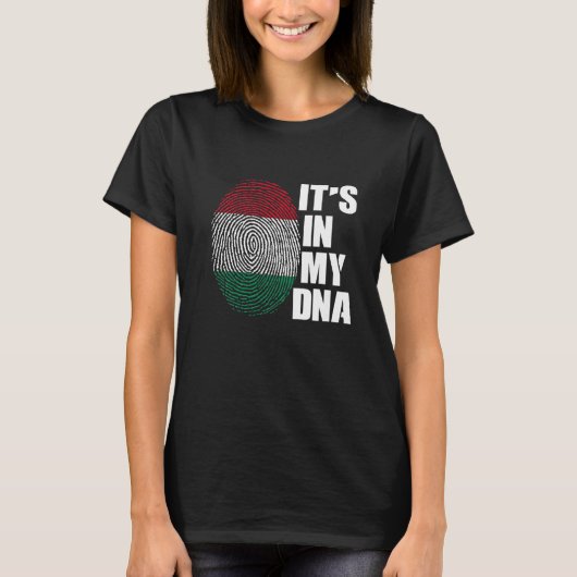 Hongaarse Hongaarse Hongaarse Hongaarse vlag Honga T-shirt (Voorkant)