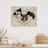 Hongaarse Hoorndraak Draak Poster (Keuken)