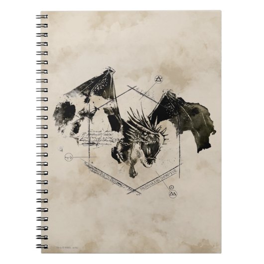 Hongaarse Hoornstaart Draak Notitieboek (Voorkant)