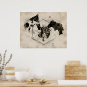 Hongaarse Horntail Dragon Poster (Keuken)