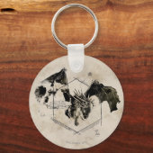 Hongaarse Horntail Dragon Sleutelhanger (Voorkant)