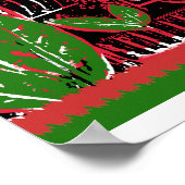 Hongaarse Hussar Folk Art Cavalry Officer bij Paar Poster (Hoek)