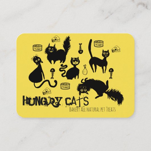 Hongaarse katten~ visitekaartjes (Achterkant)