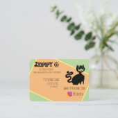 Hongaarse katten~ visitekaartjes (Staand voorkant)