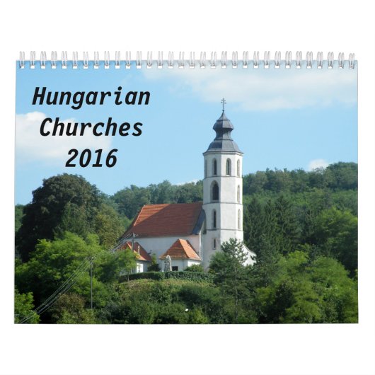 Hongaarse kerken 2016 kalender (Hoes)