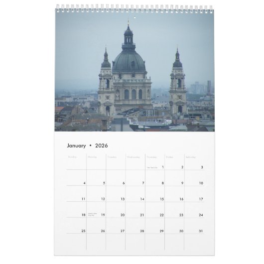 Hongaarse kerken Agenda 2013 Kalender (Jan 2026)