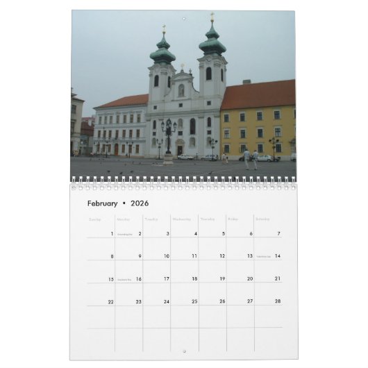 Hongaarse kerken kalender 2023 (Feb 2026)