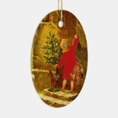 Hongaarse kerst uit 1896 keramisch ornament (Rechts)