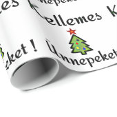 Hongaarse kerstbegroeten cadeaupapier (Rol Hoek)