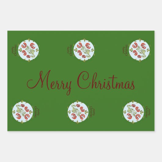 Hongaarse kerstversiering voor Folk Art Inpakpapier Vel (Voorkant)