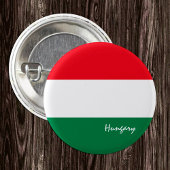 Hongaarse knop, patriottische Hongaarse vlag Ronde Button 3,2 Cm
