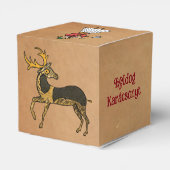  Hongaarse Kraft Paper Cube Ornament Bedankdoosjes (Achterkant)