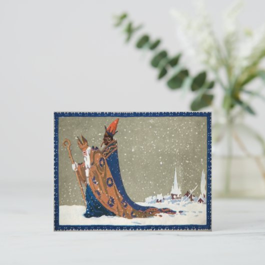  Hongaarse Krampus Briefkaart (Staand voorkant)