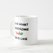 hongaarse leraar tanar , geweldige koffiemok (Voorkant links)