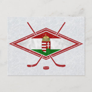 Hongaarse Magyar Hockey Logo Briefkaart