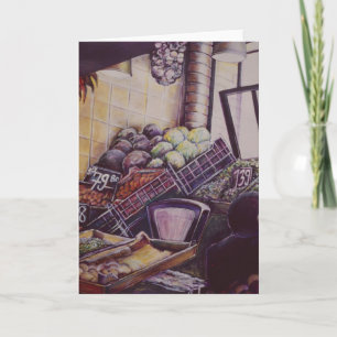 Hongaarse markt Boedapest-Wenskaart Kaart