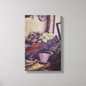 Hongaarse marktplaats, Boedapest Canvas Afdruk (Voorkant)