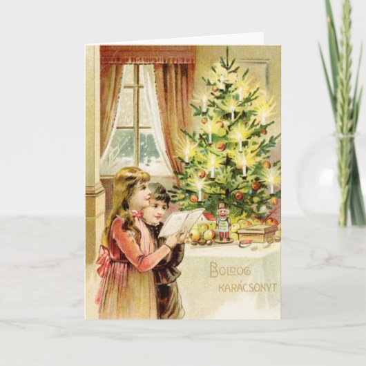 Hongaarse mas 1902 feestdagen kaart (Voorkant)