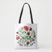 Hongaarse Matyo Floral Art Tote Bag (Voorkant)