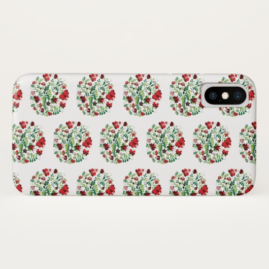 Hongaarse Matyo modern Folk Art Case-Mate iPhone Case (Achterkant (horizontaal))