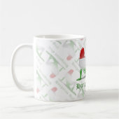 Hongaarse meisje Silhouette vlag Koffiemok (Links)